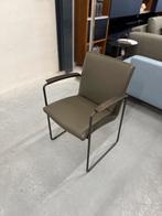 Nieuw Leolux Talos Eetkamerstoel Groen leer Design stoel, Huis en Inrichting, Stoelen, Leolux, Overige kleuren, Nieuw, Leer