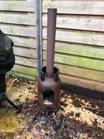 Buiten kachel - Kan niet kapot!, Tuin en Terras, Vuurkorven, Ophalen of Verzenden, Gebruikt, Vuurton