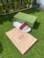 Slippers gucci wit badslippers slides, Ophalen of Verzenden, Zo goed als nieuw, Wit