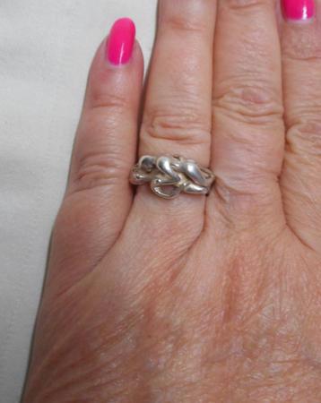 Zilveren erotische vintage ring maat 17 nr.218 beschikbaar voor biedingen