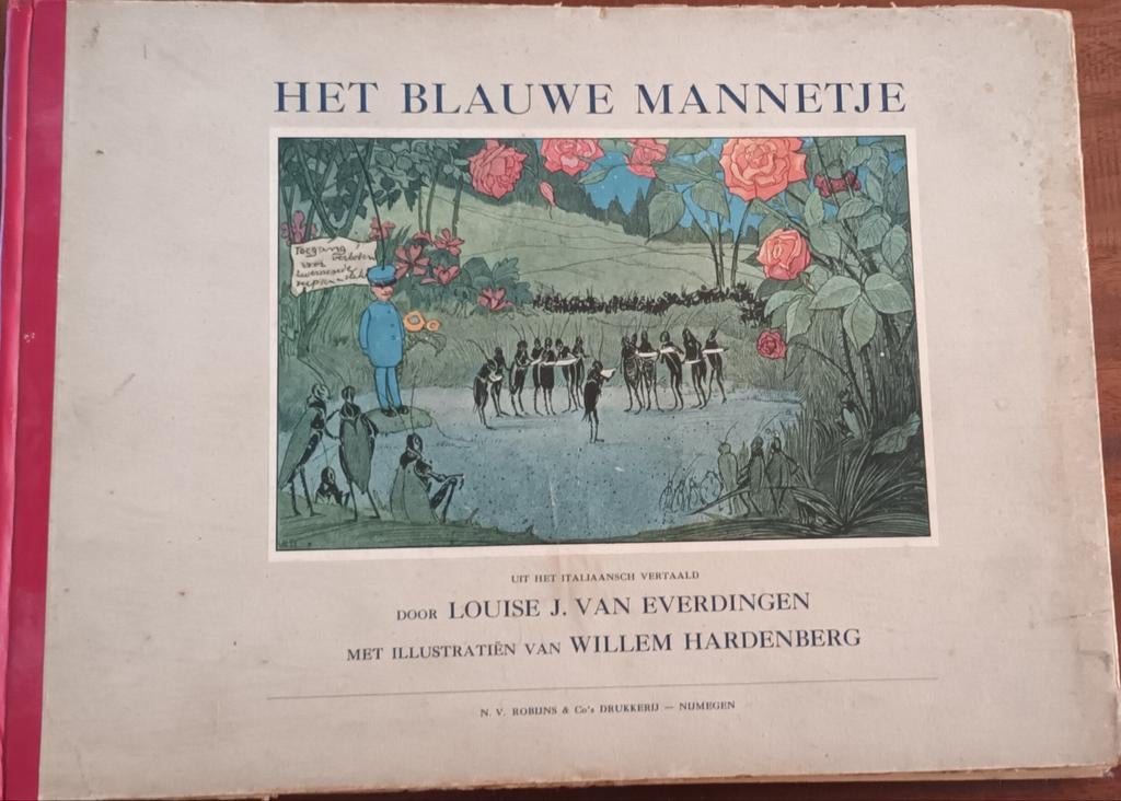 Het Blauwe Mannetje - Louise J. van Everdingen, Ophalen of Verzenden, Gelezen, Louise J. van Everdingen, Prentenboek