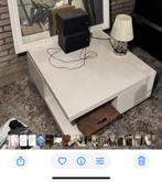 Hoogglans salontafel 80x80 met lades, Huis en Inrichting, Ophalen of Verzenden