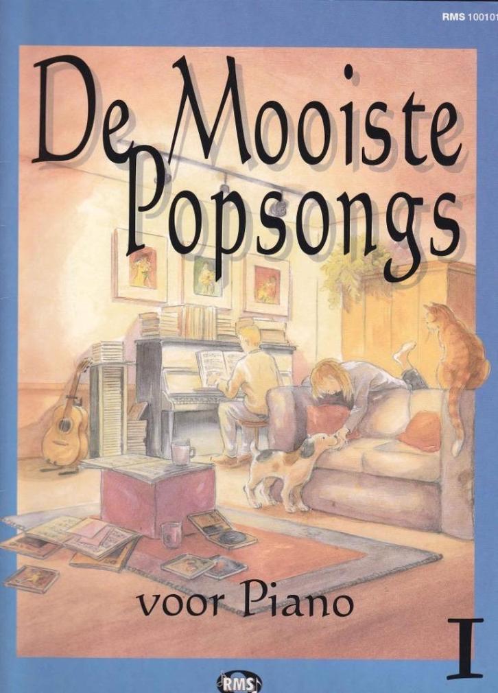 De Mooiste popsongs deel 1 en 2 voor piano, Muziek en Instrumenten, Bladmuziek, Zo goed als nieuw, Artiest of Componist, Populair