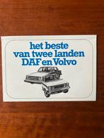 Volvo 240 244 245 Daf 46 66 uitvouw folder, Boeken, Ophalen of Verzenden, Zo goed als nieuw, Overige merken