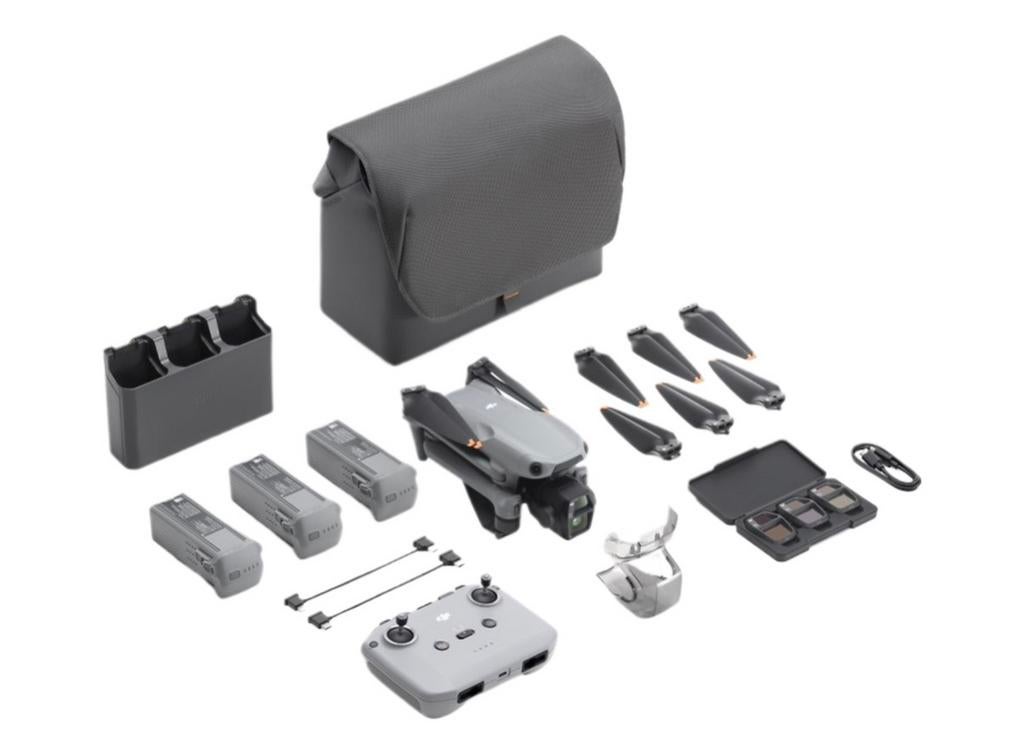 DJI Combo Fly More Air 3S DJI RC-N3 Drone factuur+ Garantie, Dji, Dji, Nieuw, Ophalen of Verzenden