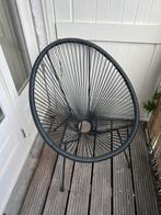 Zwarte Acapulco Stoel, Huis en Inrichting, Stoelen, Kunststof, Zwart, Ophalen of Verzenden, Zo goed als nieuw