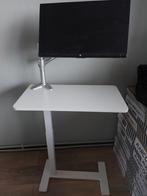 HP Scherm op Statief & IKEA Sta-tafel, Huis en Inrichting, Ophalen, Gebruikt, 50 tot 100 cm, 50 tot 100 cm