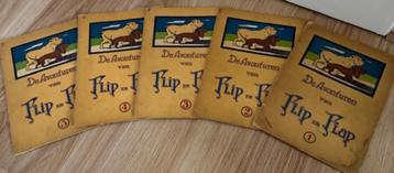 Uniek - De avonturen van Flip en Flap uit 1925, deel 1 t/m 5 beschikbaar voor biedingen
