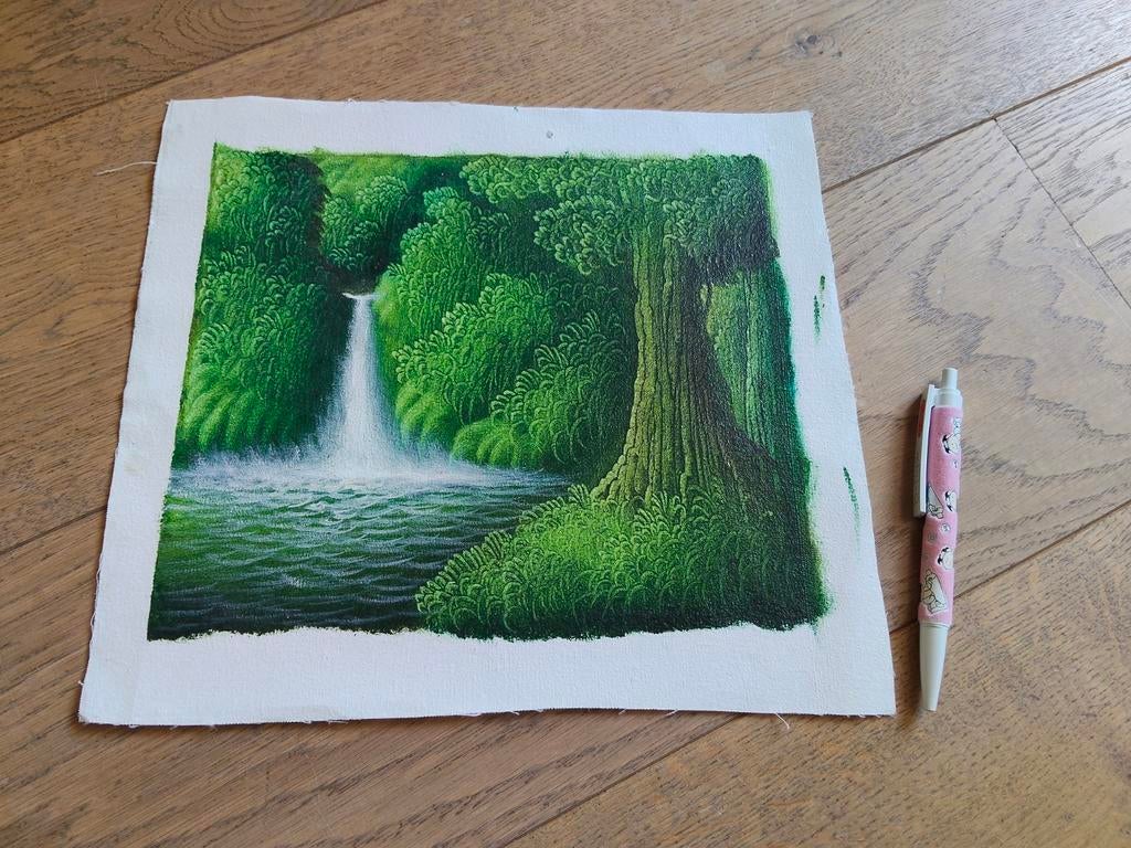 Balinese canvas painting, Ophalen of Verzenden