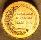 Medaille culinaire wedstrijd Parijs 1901, Ophalen of Verzenden, Overige materialen, Buitenland