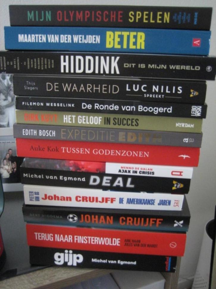 DIVERSE SPORTBIOGRAFIEEN, Boeken, Biografieën, Zo goed als nieuw, Sport, Ophalen of Verzenden