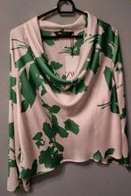 Zara blouse - Groen/Wit - Maat S, Nieuw, Ophalen of Verzenden, Maat 36 (S), Wit