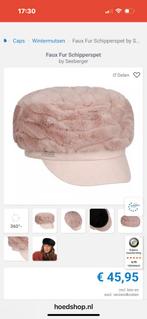 Nieuw! Faux fur schipperspet van Seeberger roze, Seeburger, Nieuw, Pet, One size fits all