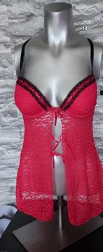 sexy rood lingerie jurkje / babydoll M, Ophalen of Verzenden, Rood, Nachtkleding