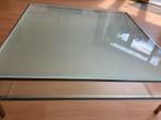 Design Salontafel, glas, Huis en Inrichting, Tafels | Salontafels, Ophalen, Design, Vierkant, Minder dan 50 cm