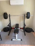Complete thuis fitness set | bankdrukset, Sport en Fitness, Ophalen of Verzenden, Zo goed als nieuw