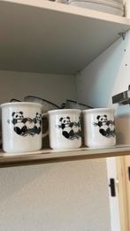 Panda mokken, Ophalen of Verzenden, Zo goed als nieuw, Overige stijlen, Kop(pen) en/of Schotel(s)