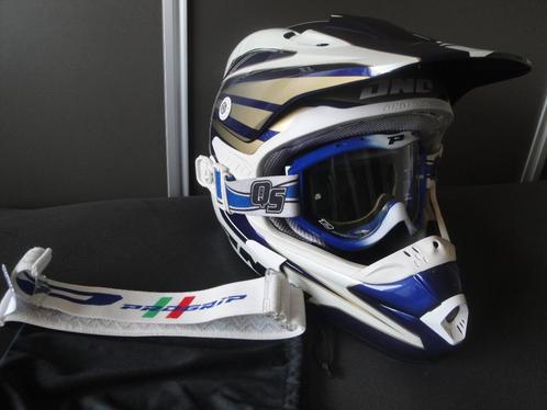 Motorcross helm, Motoren, Kleding | Motorhelmen, Heren, Offroadhelm, L, Overige merken, Tweedehands, Ophalen of Verzenden