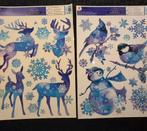 Kerst raam stickers 2 vellen nieuw, Diversen, Kerst, Ophalen of Verzenden, Nieuw