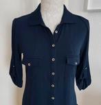 Riani blauwe doorknoop jurk maat 40, Maat 38/40 (M), Blauw, Ophalen of Verzenden, Zo goed als nieuw