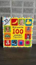 Mijn eerste 100 woorden flapjesboek xl  boek schoon en heel, Boeken, Ophalen of Verzenden, Zo goed als nieuw
