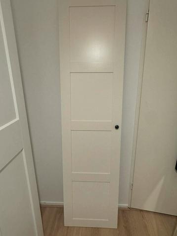 Ikea pax kast deur bergsbo wit 195 cm met handvat