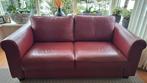 Leren bankstellen: 2,5 zits & 2 zits, Ophalen, Gebruikt, 150 tot 200 cm, Rechte bank