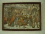 antonpieck schilderij muzikant markt sfeer decoratie, Huis en Inrichting, Minder dan 50 cm, Oorspronkelijke maker, Ophalen of Verzenden