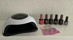 Starterspakket gelnagels Pink Gellac en 120 watt UV lamp, Ophalen of Verzenden, Zo goed als nieuw, Handen en Nagels, Toebehoren