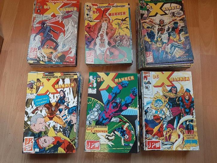 X-Mannen Juniorpress 148 comics (1983-1997), Boeken, Strips | Comics, Gelezen, Meerdere comics, Amerika, Ophalen