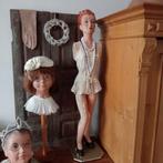 Antieke miniatuur etalagepop paspopje, Antiek en Kunst, Ophalen of Verzenden