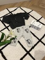 ZGAN grijs baby newborn outfit vest Prenatal legging 62 set, Jongetje of Meisje, Ophalen of Verzenden, Zo goed als nieuw, Setje