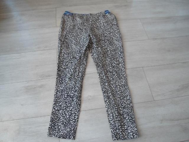 Miss Etam; Leuke broek met dierprint; maat XXL, Kleding | Dames, Broeken en Pantalons, Gedragen, Maat 46/48 (XL) of groter, Overige kleuren