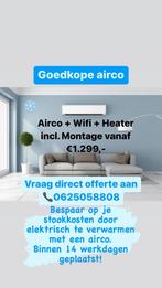 Airco warmtepomp warmte goedkoop, Nieuw, Ophalen of Verzenden