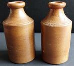 2 smeerselpotten of blauwsel potten - aardewerk - Adv S 250, Ophalen of Verzenden