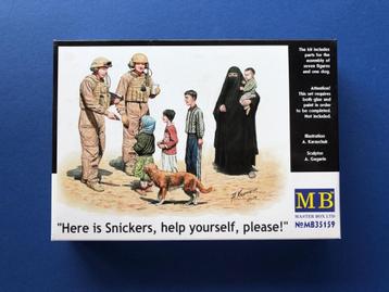 MASTERBOX 35159 Here is Snickers, help yourself, please 1/35 beschikbaar voor biedingen
