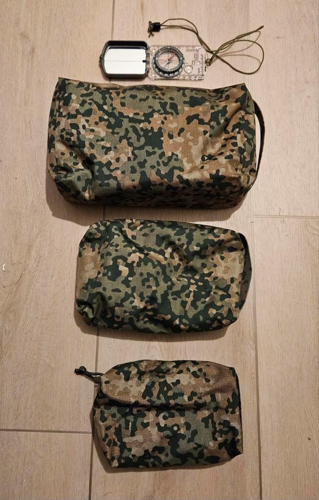 Set van 3 NFP Tasjes - Camouflage, Verzamelen, Militaria | Algemeen, Overige soorten, Overige typen, Nederland, Ophalen of Verzenden