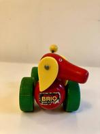 Vintage BRIO houten speelgoed tekkel / teckel / dog / hond, Ophalen of Verzenden