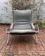 Gerard van de Berg Rohé Noordwolde Pitriet RVS Fauteuil, Ophalen, Gebruikt, 75 tot 100 cm, Riet of Rotan