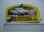 sticker oud OPEL MANTA 1984 Rally Kampioen race cross auto, Verzenden, Zo goed als nieuw, Bedrijf of Vereniging