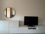 Ikea Besta TV Meubel - Hoogglans Wit, Ophalen, Zo goed als nieuw, 200 cm of meer, Minder dan 100 cm