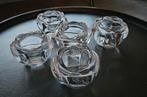 Kristallen Waxinelichthouder - Set van 5, Huis en Inrichting, Ophalen, Zo goed als nieuw