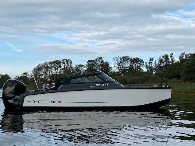 XO Boats 250 open (bj 2017), Watersport en Boten, Speedboten, Gebruikt, 6 meter of meer, Benzine, 200 pk of meer, Aluminium