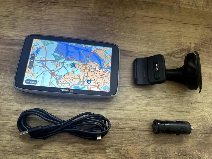Tomtom GO Premium X Wifi World 6" met LifeMaps-Traffic-Flits, Auto diversen, Autonavigatie, Gebruikt, Ophalen of Verzenden