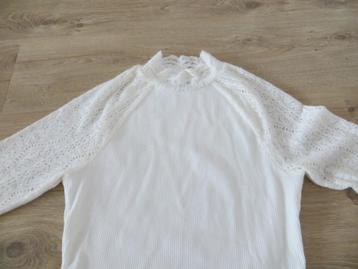 t shirt/Longsleeve/Cotton Club/Kant/wit shirt/feest/zomer beschikbaar voor biedingen