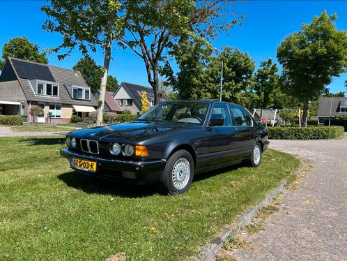 BMW 1992 Zwart automaat, Auto's, BMW, Particulier, 7-Serie, Benzine, Euro 3, Sedan, Automaat, Geïmporteerd, Zwart, Overige kleuren