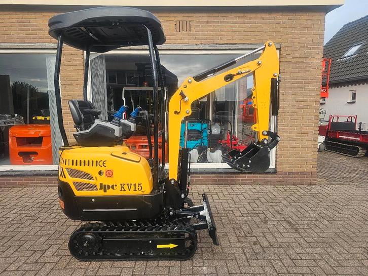 JPM Jpc kv15 servo graafmachine minigraver 1500 kg, Zakelijke goederen, Machines en Bouw | Kranen en Graafmachines, Graafmachine