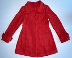 Vintage rode wollen jas H&M maat 32/34, Maat 34 (XS) of kleiner, H&M, Ophalen of Verzenden, Zo goed als nieuw