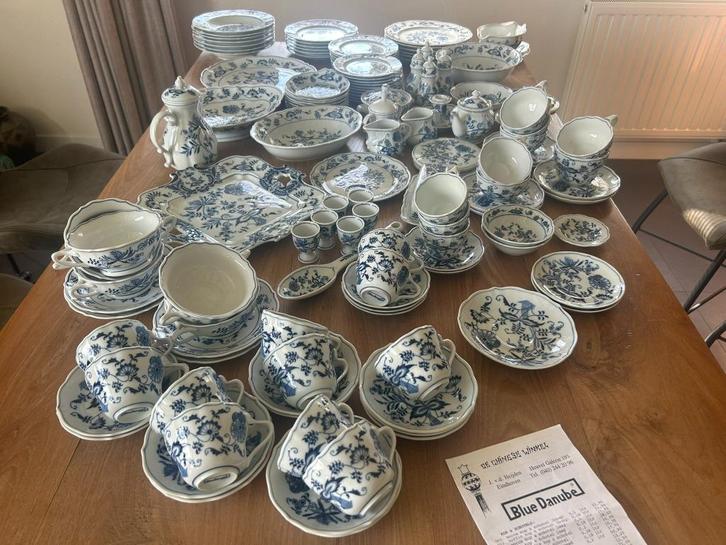 Blue Danube serviesdelen, Antiek en Kunst, Antiek | Servies los, Ophalen of Verzenden