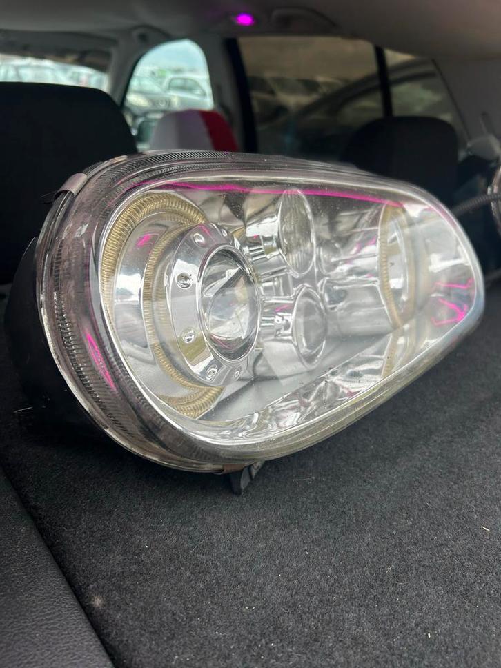 Angel Eyes Koplampen Golf 4 - Chrome, Auto-onderdelen, Verlichting, Volkswagen, Gebruikt, Ophalen of Verzenden